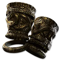 Runeforged Goldcast Cuffs