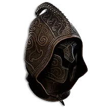 Runeforged Leatherbound Hood