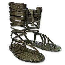 Runeforged Straw Sandals